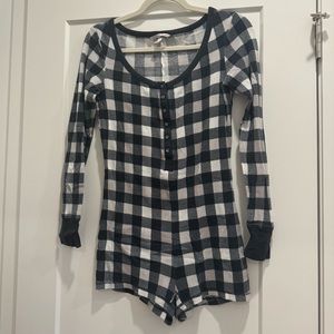 VS Gingham PJ Onesie